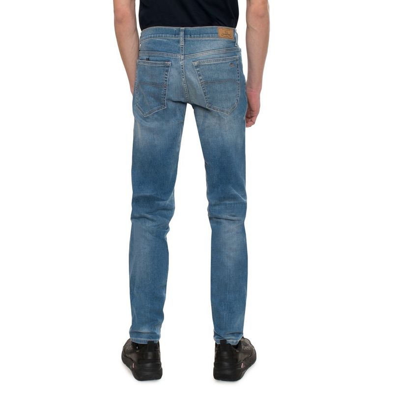 Fashion, accesorii si bijuterii - Barbati - Imbracaminte - Pantaloni barbati - Blugi barbati Regular fit, Harmont & Blaine W01234J76 M INTL Albastru - Infinity.ro