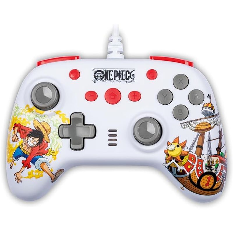 PC, gaming si accesorii - Gaming - Accesorii gaming - Controlere, Volane si Casti gaming - Controller cu fir compatibil Nintendo Switch/PC, alb - Infinity.ro