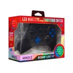 PC, gaming si accesorii - Gaming - Accesorii gaming - Controlere, Volane si Casti gaming - Controller wireless Armor3 NuChamp Nintendo Switch LED, gri - Infinity.ro