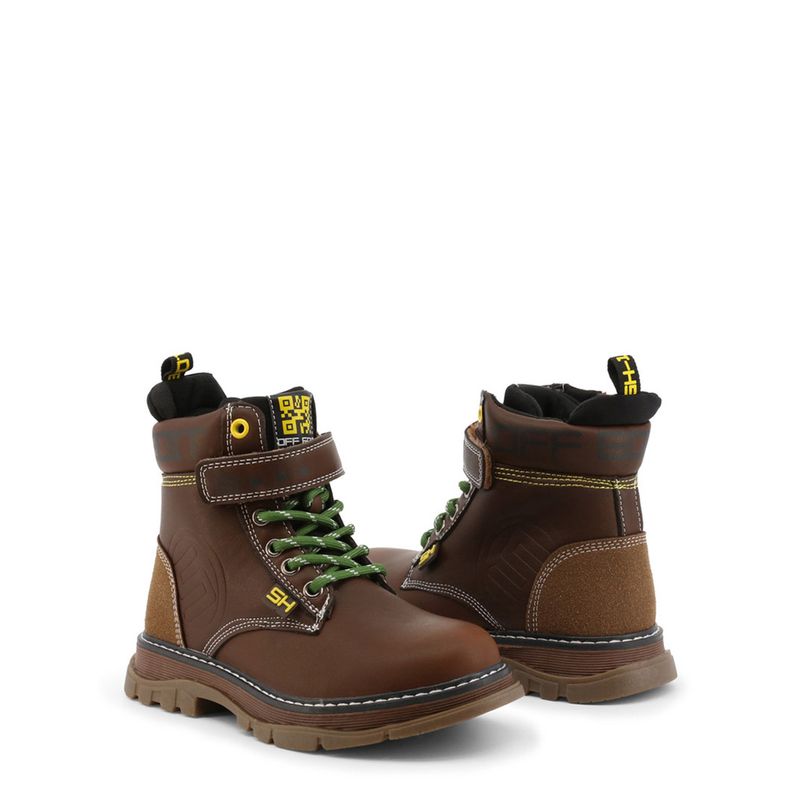 Fashion, accesorii si bijuterii - Copii - Incaltaminte copii - Ghete si cizme copii - Ghete copii Shone 50051-006, Maro, 31 EU - Infinity.ro
