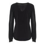 Fashion, accesorii si bijuterii - Femei - Imbracaminte femei - Camasi si bluze femei - Bluza dama Calvin Klein M0LH7876 S INTL Negru - Infinity.ro