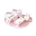 Fashion, accesorii si bijuterii - Copii - Incaltaminte copii - Sandale copii - Sandale din piele pentru copii Baloane colorate, Garvalin, blanco (Marime: 25) - Infinity.ro