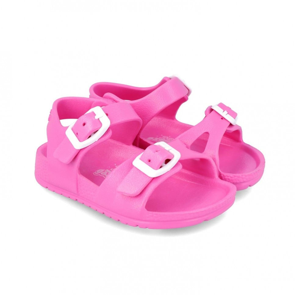 Sandale din cauciuc pentru copii Garvalin, fucsia