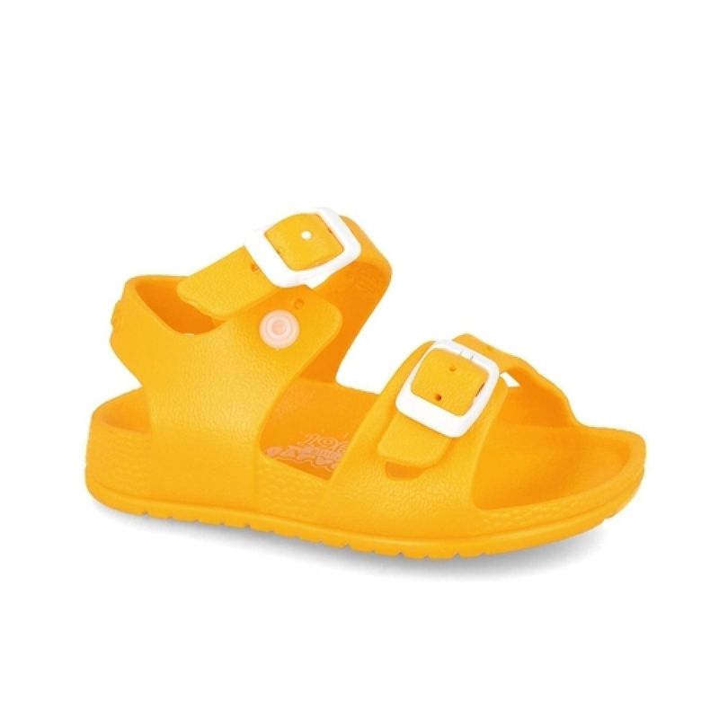 Fashion, accesorii si bijuterii - Copii - Incaltaminte copii - Sandale copii - Sandale din cauciuc pentru copii Garvalin, amarillo (Marime: 22) - Infinity.ro