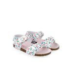 Fashion, accesorii si bijuterii - Copii - Incaltaminte copii - Sandale copii - Sandale pentru copii Floricele Garvalin, blanco (Marime: 27) - Infinity.ro