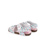 Fashion, accesorii si bijuterii - Copii - Incaltaminte copii - Sandale copii - Sandale pentru copii Floricele Garvalin, blanco (Marime: 27) - Infinity.ro