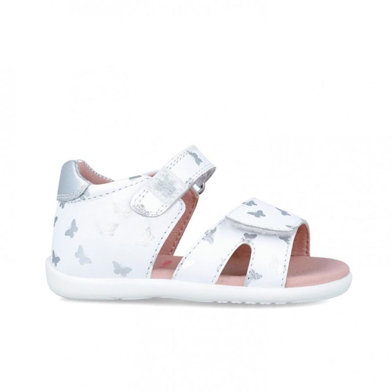 Fashion, accesorii si bijuterii - Copii - Incaltaminte copii - Sandale copii - Sandale Primii Pasi pentru Copii Fluturasi Garvalin, blanco (Marime: 22) - Infinity.ro