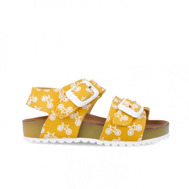 Fashion, accesorii si bijuterii - Copii - Incaltaminte copii - Sandale copii - Sandale pentru copii Biciclete Garvalin, amarillo (Marime: 26) - Infinity.ro