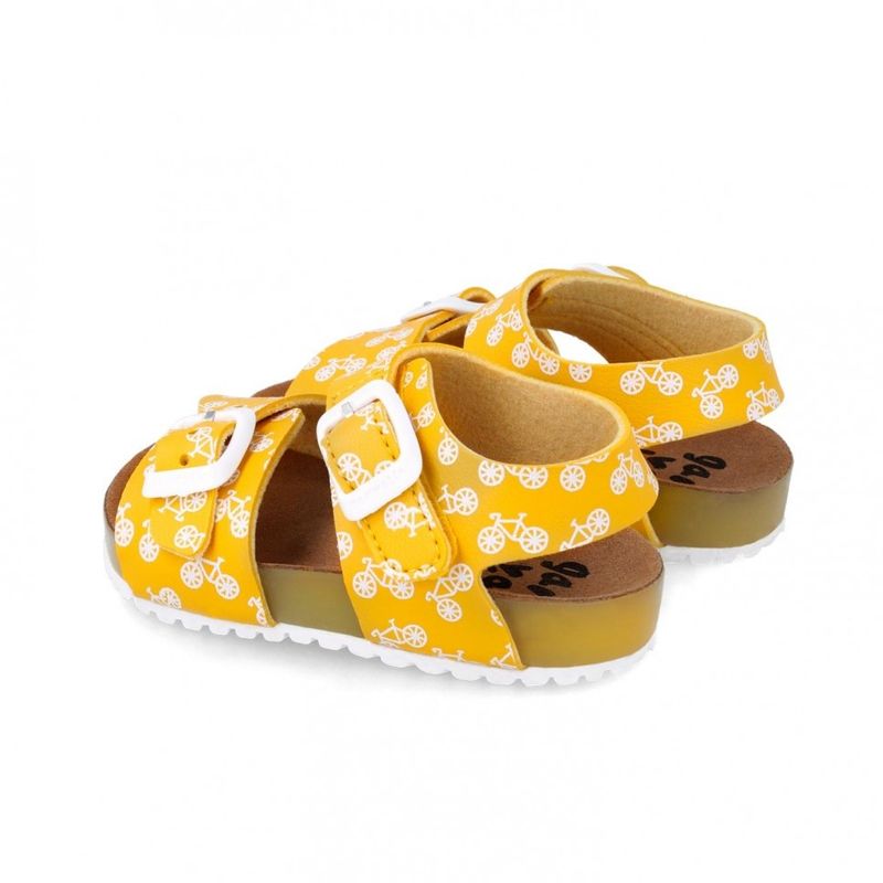 Fashion, accesorii si bijuterii - Copii - Incaltaminte copii - Sandale copii - Sandale pentru copii Biciclete Garvalin, amarillo (Marime: 26) - Infinity.ro