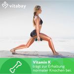 Ingrijire personala si Cosmetice - Sanatate si wellness - Suplimente alimentare - Vitamine si minerale - Vitamina K2 MK-7 200 mcg - 240 Tablete vegane, Vitabay - Infinity.ro