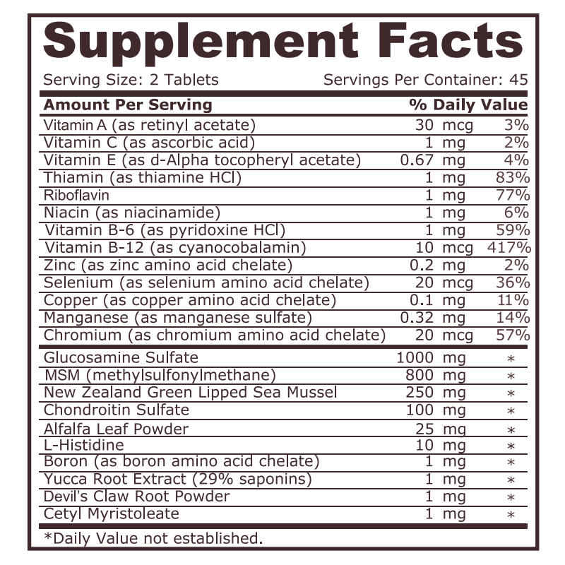 Ingrijire personala si Cosmetice - Sanatate si wellness - Suplimente alimentare - Vitamine si minerale - Pure Nutrition Joint Matrix (suport pentru articulatii) - 90 Tablete - Infinity.ro