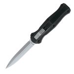 Sport si Outdoor - Camping - Cutite, bricege si accesorii - Cutite si bricege - Cutit automat cu spargator de sticla, IdeallStore®, lama otel, 23 cm, argintiu - Infinity.ro