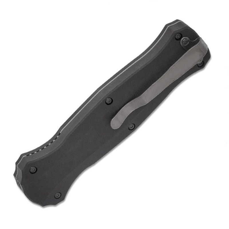 Sport si Outdoor - Camping - Cutite, bricege si accesorii - Cutite si bricege - Cutit automat cu spargator de sticla, IdeallStore®, lama otel, 23 cm, argintiu - Infinity.ro