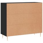 Casa si Gradina - Mobilier - Comode si corpuri - Comode - Dulap, negru, 90x34x80 cm, lemn compozit - Infinity.ro