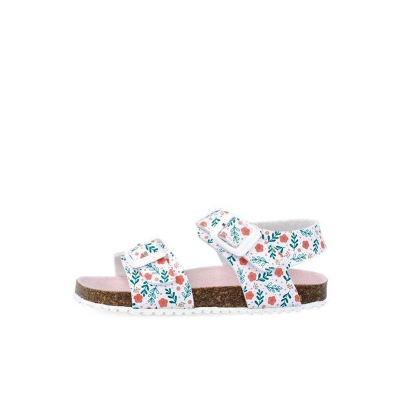 Fashion, accesorii si bijuterii - Copii - Incaltaminte copii - Sandale copii - Sandale pentru copii Floricele Garvalin, blanco (Marime: 29) - Infinity.ro