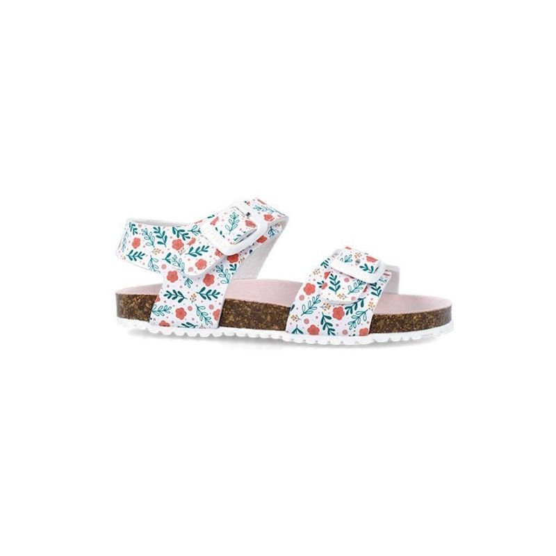 Fashion, accesorii si bijuterii - Copii - Incaltaminte copii - Sandale copii - Sandale pentru copii Floricele Garvalin, blanco (Marime: 29) - Infinity.ro