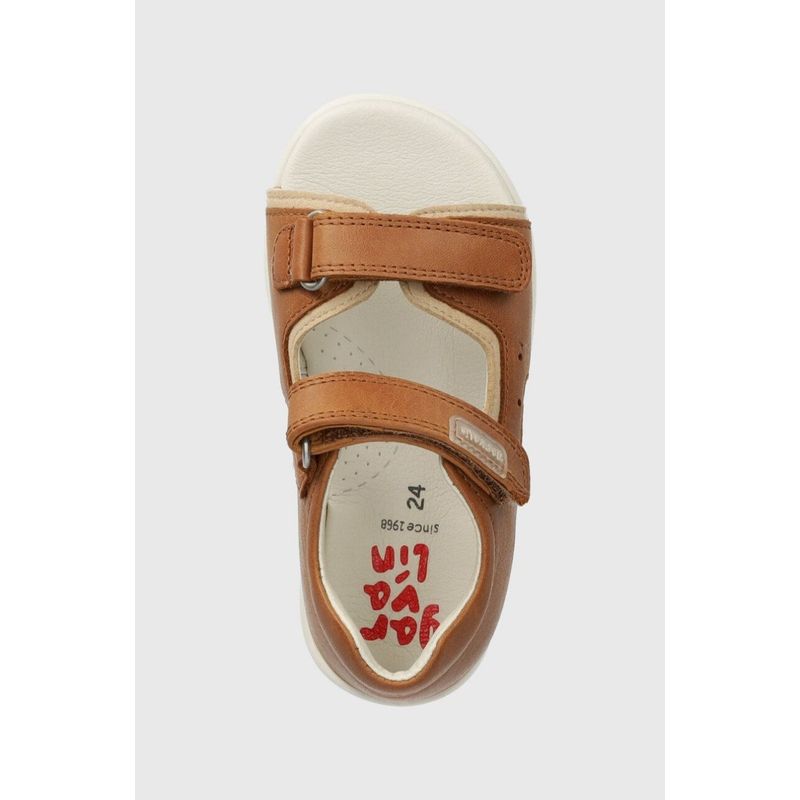 Fashion, accesorii si bijuterii - Copii - Incaltaminte copii - Sandale copii - Sandale din piele pentru copii Garvalin, arena (Marime: 24) - Infinity.ro