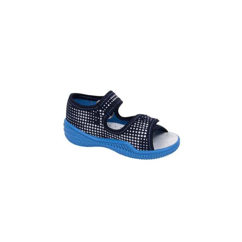 Fashion, accesorii si bijuterii - Copii - Incaltaminte copii - Sandale copii - Sandalute de bumbac cu brant de piele pentru baieti Vi-GGa-Mi Krzys Ornament marimea 24 - Infinity.ro