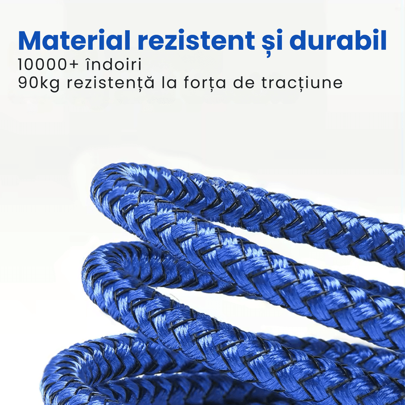 Laptop, Telefoane si Tablete - Telefoane mobile si accesorii - Accesorii Telefoane - Cabluri si adaptoare telefoane - Cablu de date 3 in 1 cu incarcare rapida GAVIO®, USB la USB-C, Lightning, MicroUSB, 1.2m, 5A, universal, Albastru - Infinity.ro