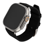 Laptop, Telefoane si Tablete - Wearables si gadgeturi - Wearables - Accesorii wearables - Curea piele naturala GAVIO LeatherWatch,compatibila Apple Watch 1,2,3,4,5,6,7,8,9,Ultra,SE, 42/44/45/49mm,eleganta,Negru - Infinity.ro