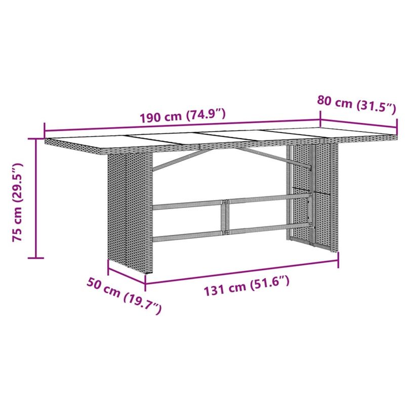 Casa si Gradina - Gradina si terasa - Mobilier exterior - Seturi mobila gradina - Set bistro de gradina cu perne, 9 piese, maro, poliratan - Infinity.ro