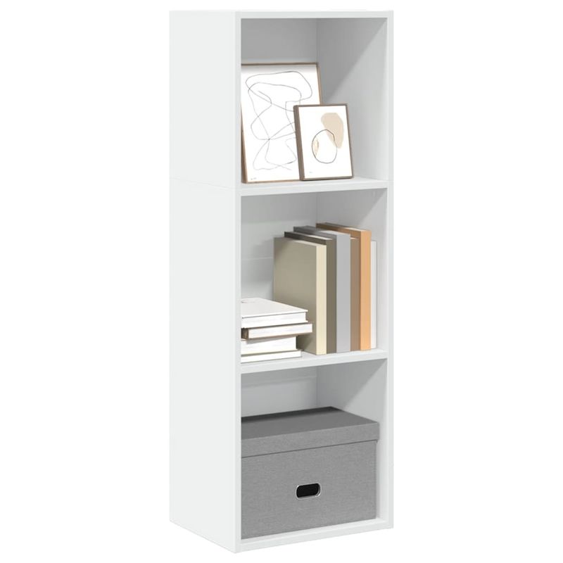 Casa si Gradina - Mobilier - Biblioteci si rafturi - Biblioteci - Biblioteca, alb, 40x30x114 cm, lemn prelucrat - Infinity.ro