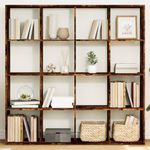 Casa si Gradina - Mobilier - Biblioteci si rafturi - Biblioteci - Biblioteca, stejar fumuriu, 137,5x29x137,5 cm, lemn prelucrat - Infinity.ro