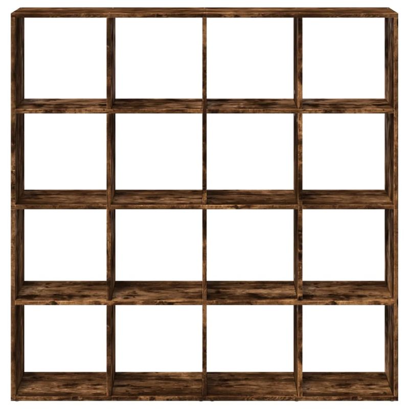 Casa si Gradina - Mobilier - Biblioteci si rafturi - Biblioteci - Biblioteca, stejar fumuriu, 137,5x29x137,5 cm, lemn prelucrat - Infinity.ro