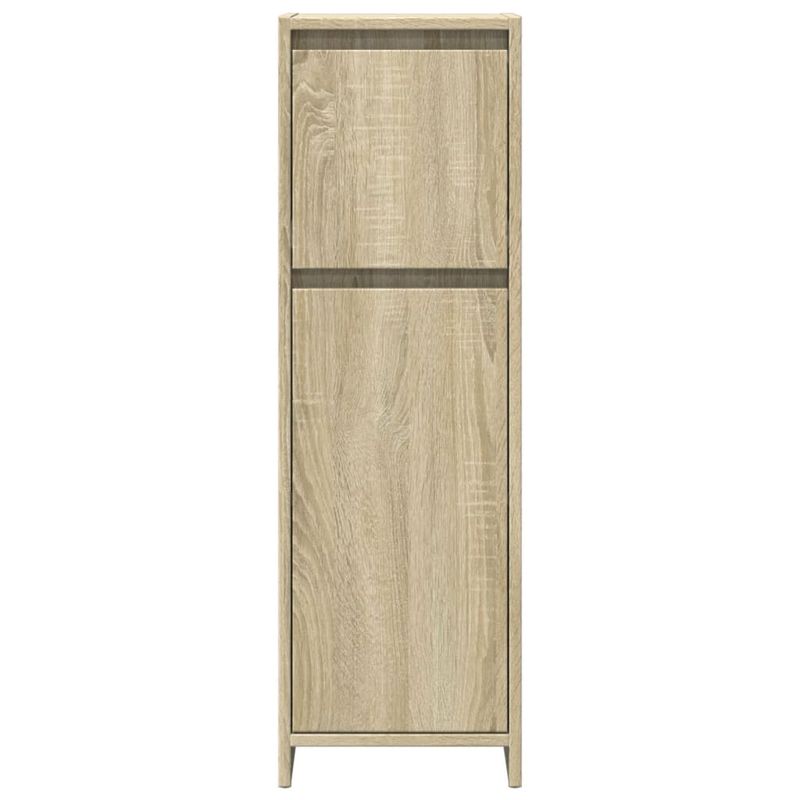 Casa si Gradina - Mobilier - Seturi de mobilier - Seturi baie - Set mobilier de baie, 3 piese, stejar sonoma, lemn prelucrat - Infinity.ro