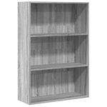 Casa si Gradina - Mobilier - Biblioteci si rafturi - Biblioteci - Biblioteca, gri sonoma, 80x30x114 cm, lemn prelucrat - Infinity.ro