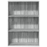 Casa si Gradina - Mobilier - Biblioteci si rafturi - Biblioteci - Biblioteca, gri sonoma, 80x30x114 cm, lemn prelucrat - Infinity.ro
