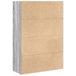 Casa si Gradina - Mobilier - Biblioteci si rafturi - Biblioteci - Biblioteca, gri sonoma, 80x30x114 cm, lemn prelucrat - Infinity.ro