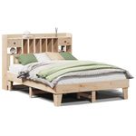 Casa si Gradina - Mobilier - Paturi si accesorii - Paturi - Cadru de pat fara saltea, 140x190 cm, lemn masiv de pin - Infinity.ro