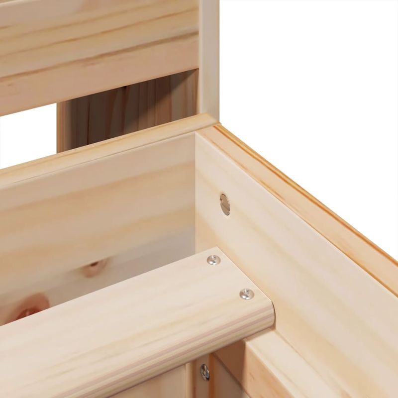 Casa si Gradina - Mobilier - Paturi si accesorii - Paturi - Cadru de pat fara saltea, 140x190 cm, lemn masiv de pin - Infinity.ro
