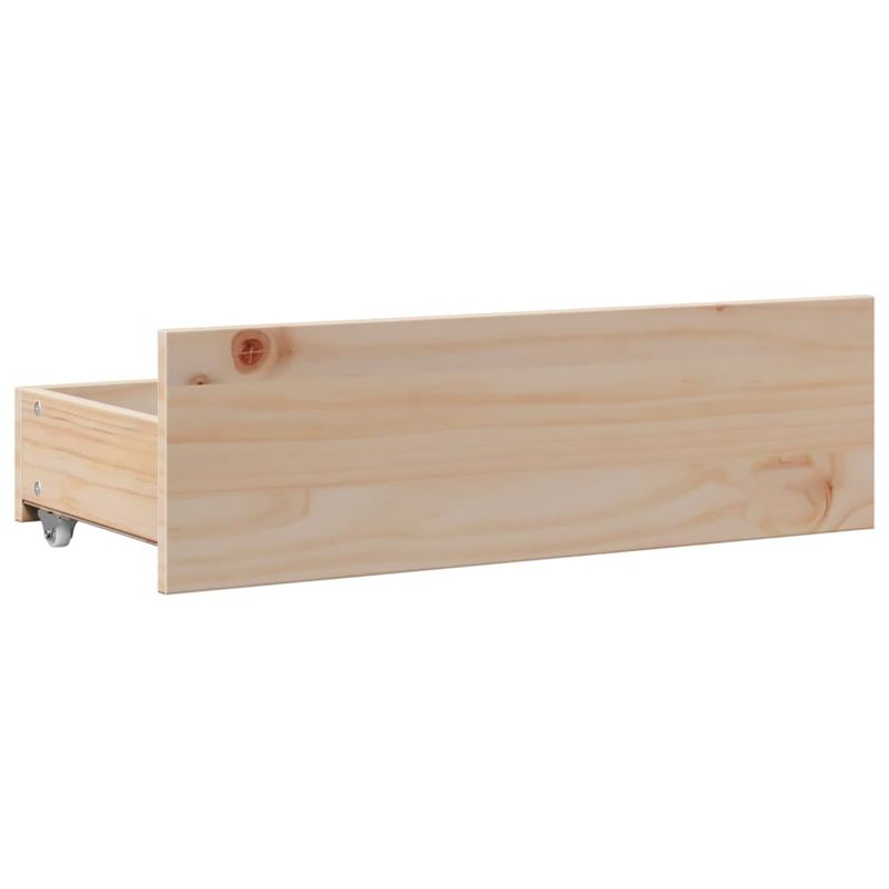 Casa si Gradina - Mobilier - Paturi si accesorii - Paturi - Pat cu biblioteca fara saltea, 75x190 cm, lemn masiv de pin - Infinity.ro