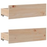 Casa si Gradina - Mobilier - Paturi si accesorii - Paturi - Pat cu biblioteca fara saltea, 75x190 cm, lemn masiv de pin - Infinity.ro
