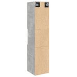 Casa si Gradina - Mobilier - Mobilier baie - Comode baie - Dulap suspendat de baie, gri beton, 30x30x130 cm lemn prelucrat - Infinity.ro