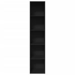 Casa si Gradina - Mobilier - Biblioteci si rafturi - Biblioteci - Biblioteca, negru, 40x30x189 cm, lemn prelucrat - Infinity.ro