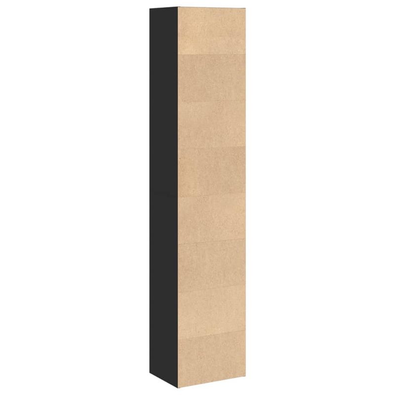 Casa si Gradina - Mobilier - Biblioteci si rafturi - Biblioteci - Biblioteca, negru, 40x30x189 cm, lemn prelucrat - Infinity.ro