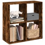 Casa si Gradina - Mobilier - Biblioteci si rafturi - Biblioteci - Biblioteca/separator camera stejar fumuriu 69,5x29x69,5 cm lemn - Infinity.ro