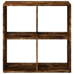 Casa si Gradina - Mobilier - Biblioteci si rafturi - Biblioteci - Biblioteca/separator camera stejar fumuriu 69,5x29x69,5 cm lemn - Infinity.ro