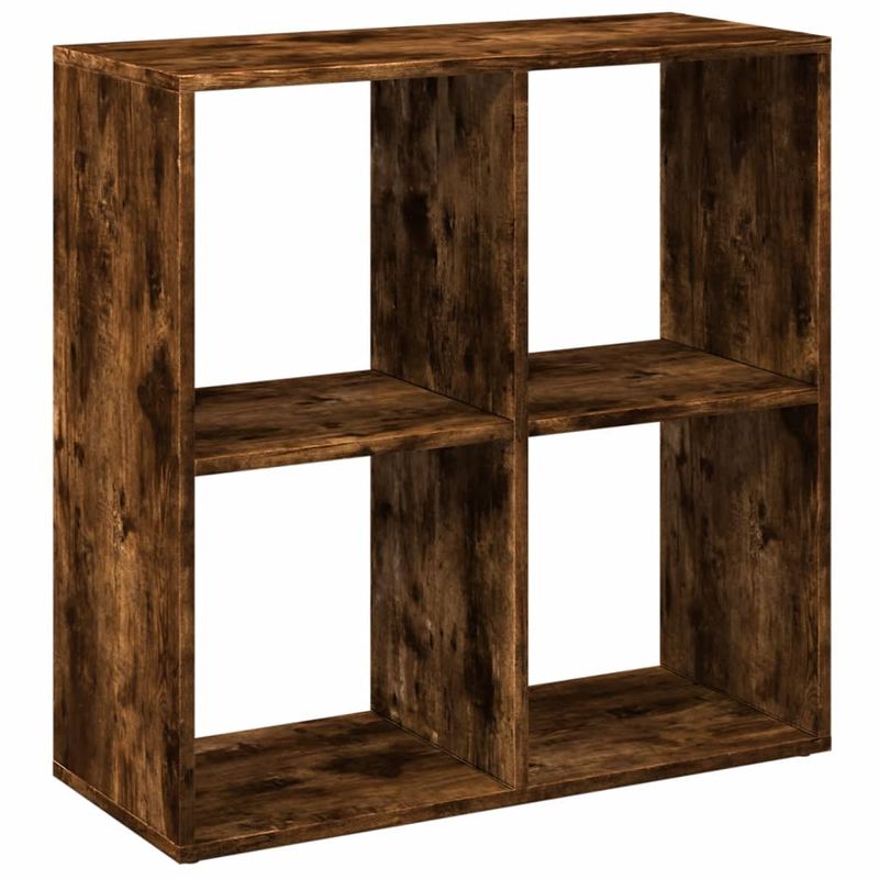 Casa si Gradina - Mobilier - Biblioteci si rafturi - Biblioteci - Biblioteca/separator camera stejar fumuriu 69,5x29x69,5 cm lemn - Infinity.ro