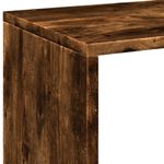 Casa si Gradina - Mobilier - Biblioteci si rafturi - Biblioteci - Biblioteca/separator camera stejar fumuriu 69,5x29x69,5 cm lemn - Infinity.ro