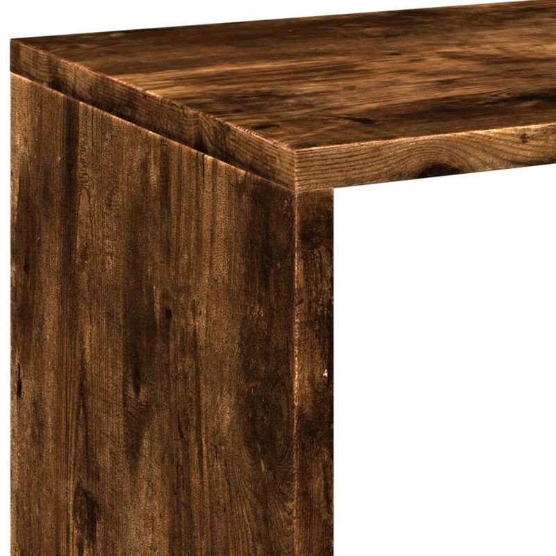 Casa si Gradina - Mobilier - Biblioteci si rafturi - Biblioteci - Biblioteca/separator camera stejar fumuriu 69,5x29x69,5 cm lemn - Infinity.ro