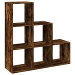 Casa si Gradina - Mobilier - Biblioteci si rafturi - Biblioteci - Biblioteca/separator camera 3 niveluri stejar 99x29x99 cm lemn - Infinity.ro