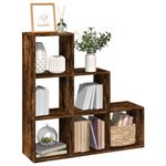 Casa si Gradina - Mobilier - Biblioteci si rafturi - Biblioteci - Biblioteca/separator camera 3 niveluri stejar 99x29x99 cm lemn - Infinity.ro