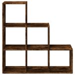 Casa si Gradina - Mobilier - Biblioteci si rafturi - Biblioteci - Biblioteca/separator camera 3 niveluri stejar 99x29x99 cm lemn - Infinity.ro