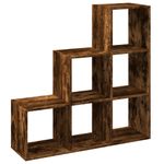 Casa si Gradina - Mobilier - Biblioteci si rafturi - Biblioteci - Biblioteca/separator camera 3 niveluri stejar 99x29x99 cm lemn - Infinity.ro