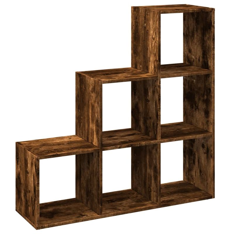 Casa si Gradina - Mobilier - Biblioteci si rafturi - Biblioteci - Biblioteca/separator camera 3 niveluri stejar 99x29x99 cm lemn - Infinity.ro