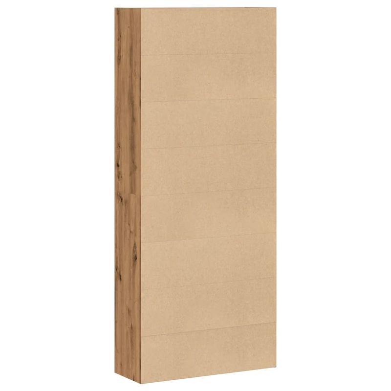 Casa si Gradina - Mobilier - Biblioteci si rafturi - Biblioteci - Biblioteca, stejar artizanal, 80x30x189 cm, lemn prelucrat - Infinity.ro